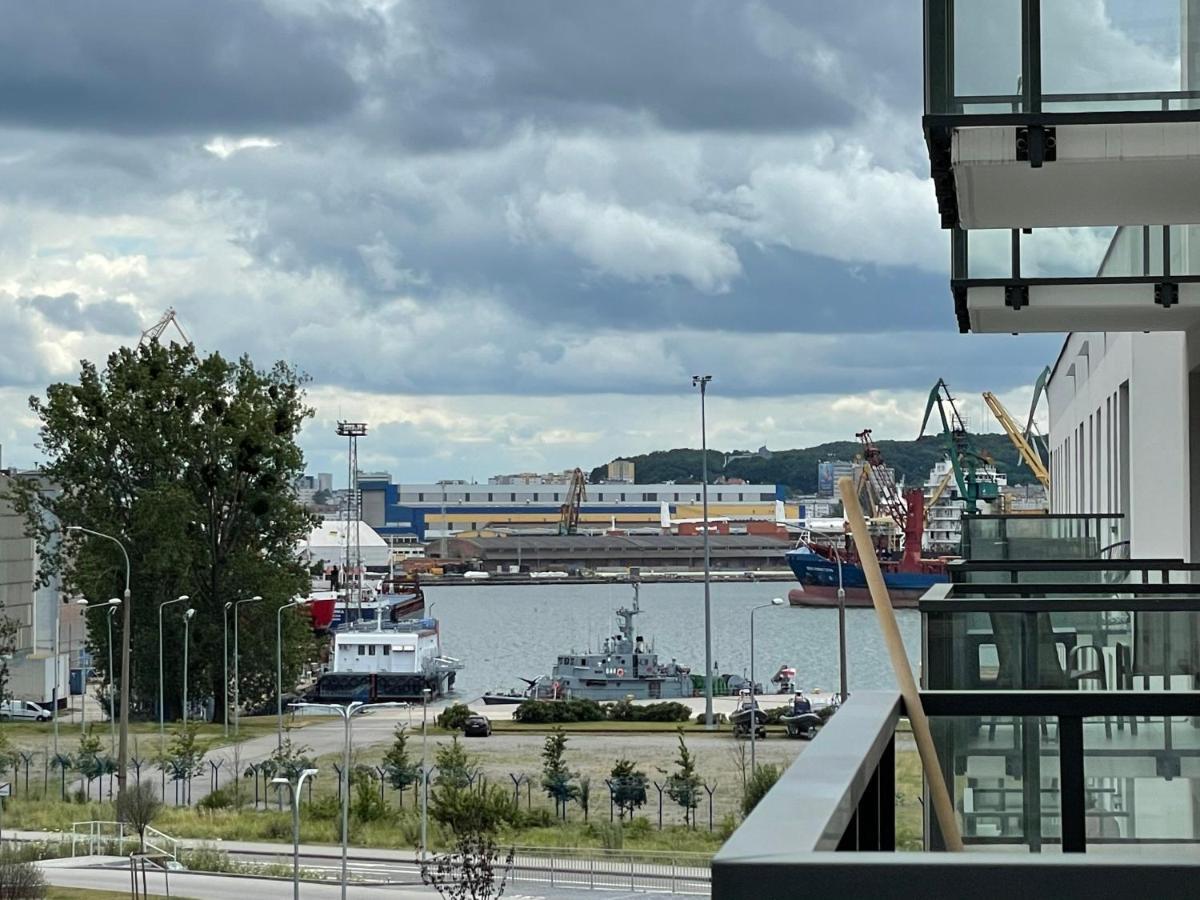 Nowy Apartament W Stylu Industrialnym Przy Porcie Apartamento Gdynia Exterior foto